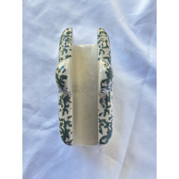 Stoneware We Can Build  Snowman Napkin Holder Christmas Replacement Dining - Picture 2 of 3